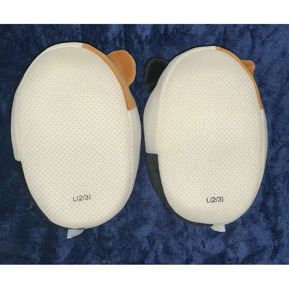 Squishmallow‎ Slippers Cam The Cat, Children's Soft Plush Size 2/3 Kids